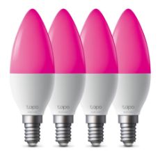Εικόνα της Smart Wi-Fi Light Bulb TP-Link Tapo L430C E14 4.8W Dimable Multicolor (4-Pack)