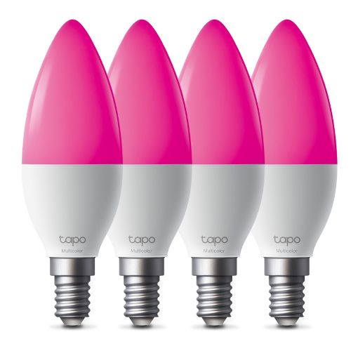 Εικόνα της Smart Wi-Fi Light Bulb TP-Link Tapo L430C E14 4.8W Dimable Multicolor (4-Pack)