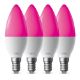Εικόνα της Smart Wi-Fi Light Bulb TP-Link Tapo L430C E14 4.8W Dimable Multicolor (4-Pack)