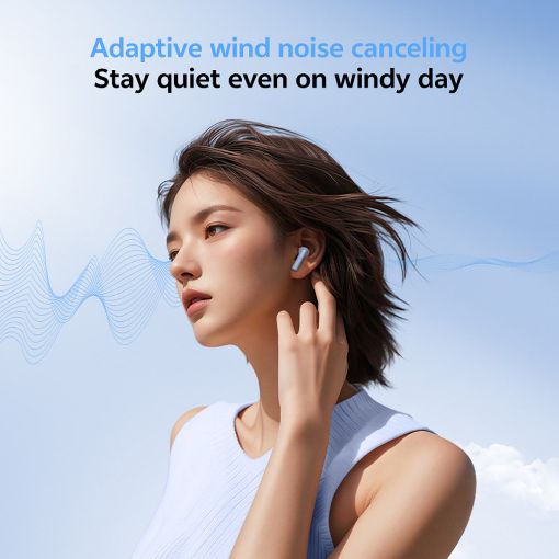 Εικόνα της True Wireless Earphones QCY AilyBuds E20 Bluetooth Clear Blue
