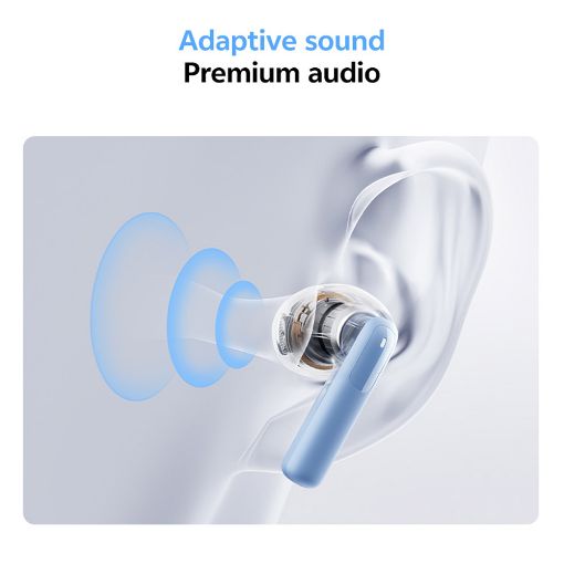 Εικόνα της True Wireless Earphones QCY AilyBuds E20 Bluetooth Clear Blue