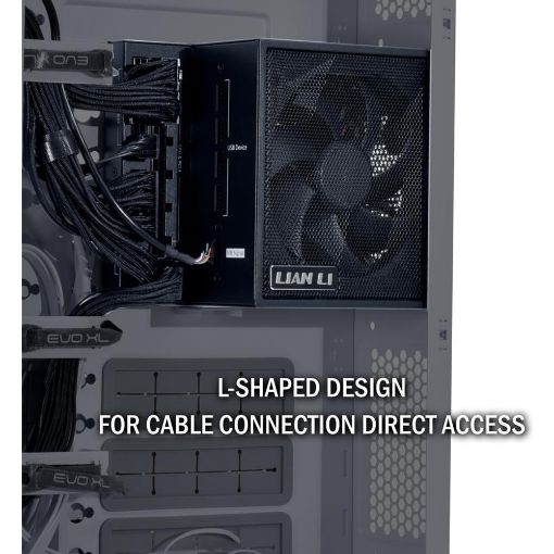 Εικόνα της Τροφοδοτικό Lian Li Edge 850W Fully Modular 80 Plus Gold Black G9P.EG0850G.B000.EU