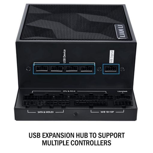 Εικόνα της Τροφοδοτικό Lian Li Edge 850W Fully Modular 80 Plus Gold Black G9P.EG0850G.B000.EU