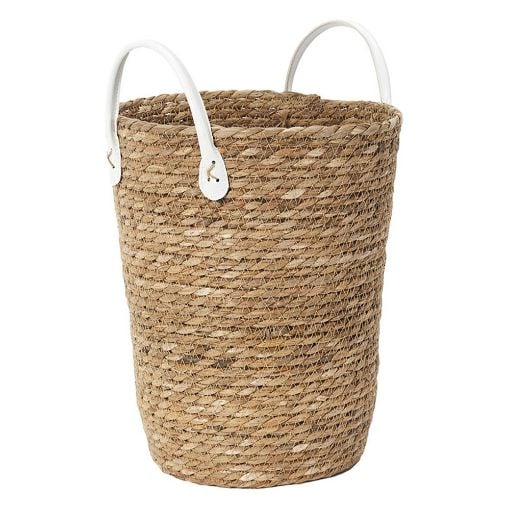 Εικόνα της Σετ Διακοσμητικά Καλάθια Home Deco Factory με Χερούλια 3τμχ Καφέ RG9268