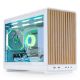 Εικόνα της Lian Li Dan Cases A3-mATX All Mesh Steel-Fabric Wood Edition White G99.A3W-WD.00