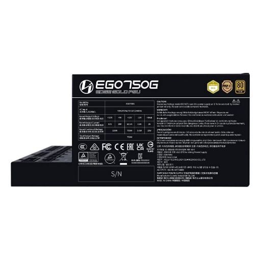 Εικόνα της Τροφοδοτικό Lian Li Edge 750W Fully Modular 80 Plus Gold Black G9P.EG0750G.B000.EU