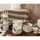 Εικόνα της Σετ Διακοσμητικά Καλάθια Home Deco Factory με Χερούλια 3τμχ Λευκό RG9332