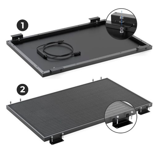 Εικόνα της EcoFlow Rigid Solar Panel Mounting Feet 5006101004