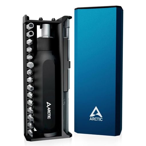 Εικόνα της Arctic Ratchet Screwdriver Toolkit με Μαγνητικές Εναλλασσόμενες Μύτες 23τμχ AETLS00002A