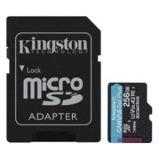 Εικόνα της Κάρτα Μνήμης MicroSDXC Kingston Canvas Go! Plus 256GB Class 10 + SD Adapter SDCG4/256GB