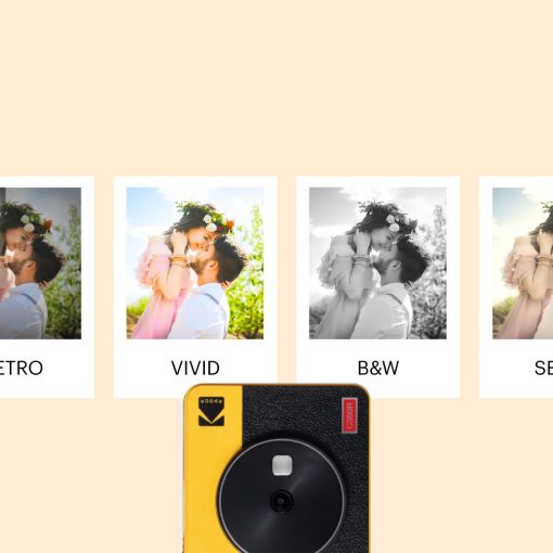Εικόνα της Kodak Mini Shot 3 Retro Yellow C300RY
