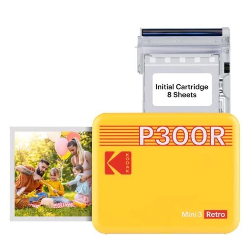 Εικόνα της Kodak Mini 3 Retro Smartphone Photo Printer Yellow P300RY