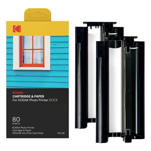 Εικόνα της Kodak Glossy Photo Paper για Dock Plus Printer (10x15cm) PHC-80