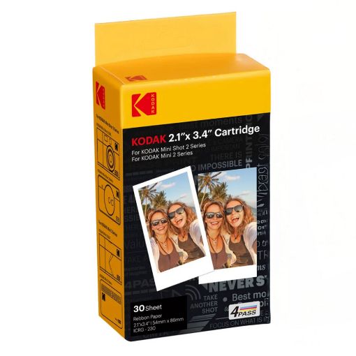 Εικόνα της Kodak Cartridge για Mini Shot Combo Printers & Cameras C210/C210R (5.3 x 8.6 cm) 30 Sheets ICRG-230