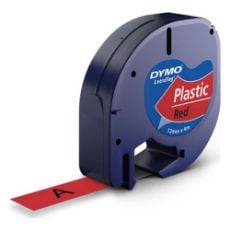 Εικόνα της Ταινία Ετικετογράφου Dymo LetraTag Plastic Red 12mm x 4m 91203 S0721630