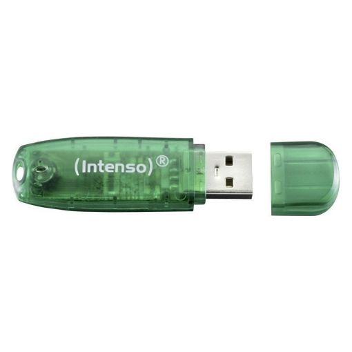 Εικόνα της Intenso Rainbow Line 8GB USB 2.0 Stick Green 3502460