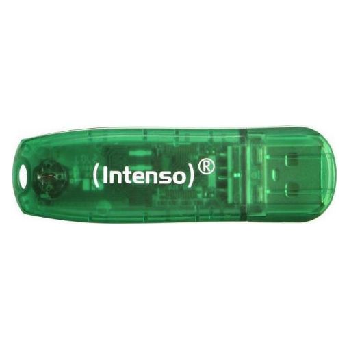 Εικόνα της Intenso Rainbow Line 8GB USB 2.0 Stick Green 3502460