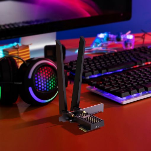 Εικόνα της Wireless Lan Card Tp-Link Archer TBE400E BE6500 Wi-Fi 7, Bluetooth 5.4 PCIe Adapter