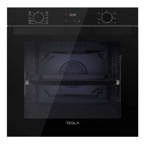 Εικόνα της Εντοιχιζόμενος Φούρνος Tesla BO900FBFA Άνω Πάγκου 81Lt Χωρίς Εστίες Black
