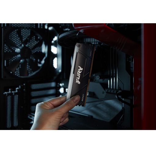 Εικόνα της Ram Kingston Fury Beast 32GB (2 x 16GB) DDR4-3600MHz CL18 RGB Black KF436C18BB2AK2/32