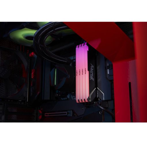 Εικόνα της Ram Kingston Fury Beast 32GB (2 x 16GB) DDR4-3600MHz CL18 RGB Black KF436C18BB2AK2/32