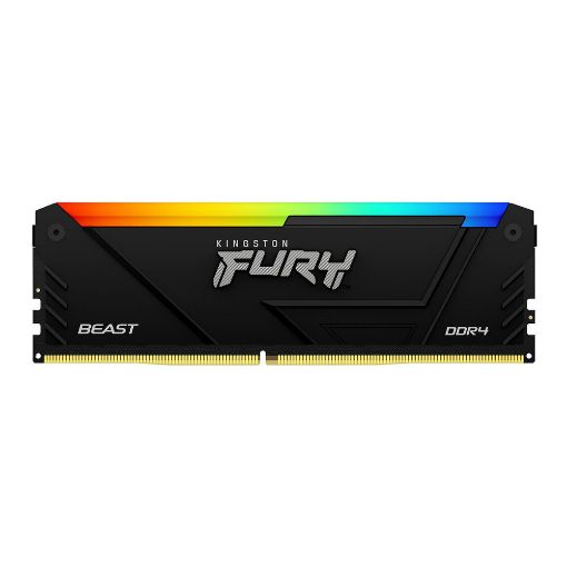 Εικόνα της Ram Kingston Fury Beast 32GB (2 x 16GB) DDR4-3600MHz CL18 RGB Black KF436C18BB2AK2/32