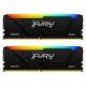 Εικόνα της Ram Kingston Fury Beast 32GB (2 x 16GB) DDR4-3600MHz CL18 RGB Black KF436C18BB2AK2/32