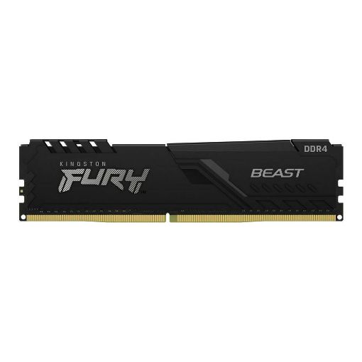 Εικόνα της Ram Kingston Fury Beast 32GB (2 x 16GB) DDR4-3200MHz CL16 RGB Black KF432C16BB2AK2/32