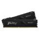 Εικόνα της Ram Kingston Fury Beast 32GB (2 x 16GB) DDR4-3200MHz CL16 RGB Black KF432C16BB2AK2/32