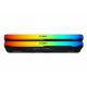 Εικόνα της Ram Kingston Fury Beast 16GB (2 x 8GB) DDR4-3200MHz CL16 RGB Black KF432C16BB2AK2/16