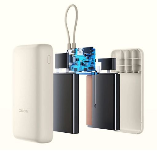 Εικόνα της Xiaomi Power Bank 33W 20000mAh με Ενσωματωμένο Καλώδιο Tan BHR8851GL