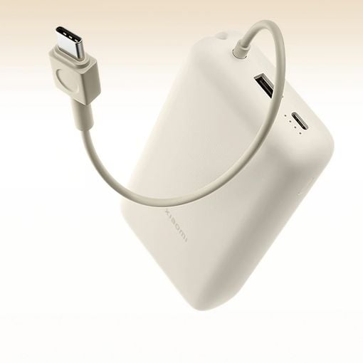Εικόνα της Xiaomi Power Bank 33W 20000mAh με Ενσωματωμένο Καλώδιο Tan BHR8851GL