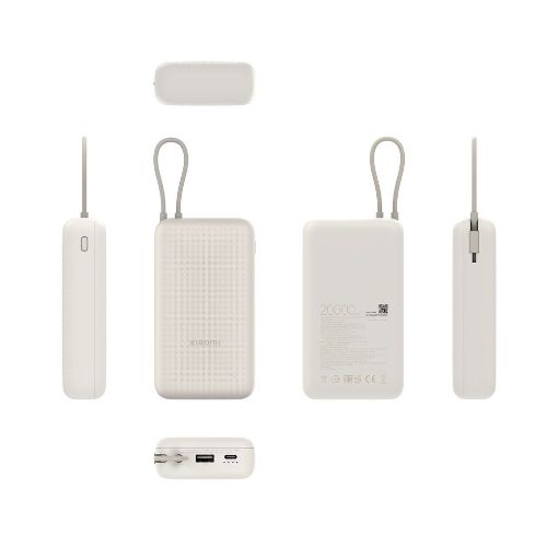 Εικόνα της Xiaomi Power Bank 33W 20000mAh με Ενσωματωμένο Καλώδιο Tan BHR8851GL