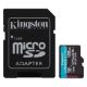 Εικόνα της Κάρτα Μνήμης MicroSDXC Kingston Canvas Go! Plus 128GB Class 10 + SD Adapter SDCG4/128GB