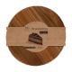 Εικόνα της Επιφάνεια Κοπής Secret de Gourmet με Λαβή 39x39x6cm Ξύλινη Καφέ 196313