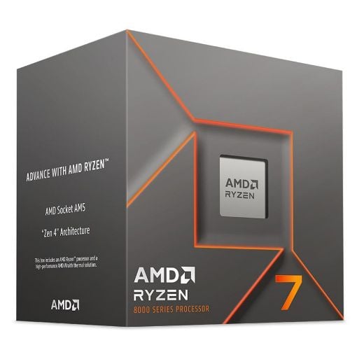 Εικόνα της Επεξεργαστής AMD Ryzen 7 8700F(4.10GHz) 16MB Cache sAM5 100-100001590BOX