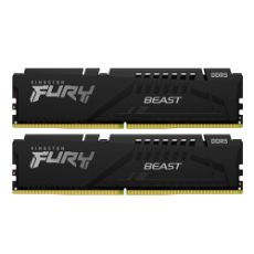 Εικόνα της Ram Kingston Fury Beast 64GB (2 x 32GB) DDR5-6000MHz CL36 Black KF560C36BBEK2-64