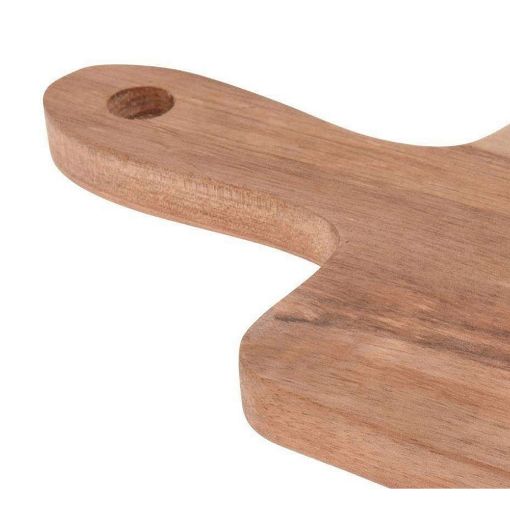 Εικόνα της Πλατώ Σερβιρίσματος Τυριών Excellent Houseware Ξύλο Bamboo με Λαβή 42x15,5x1,5cm Καφέ 101001700