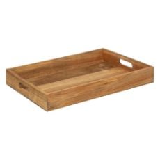 Εικόνα της Δίσκος Σερβιρίσματος Secret de Gourmet 42x29.5x5.5cm Ξύλινος Καφέ 196494