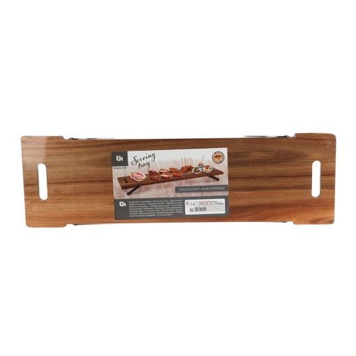 Εικόνα της Δίσκος Σερβιρίσματος Excellent Houseware  67x20x7cm Ξύλινος Καφέ CP8400300