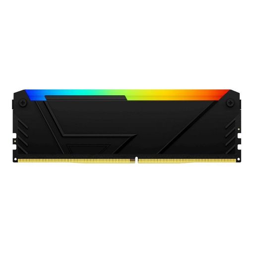 Εικόνα της Ram Kingston Fury Beast 8GB (1 x 8GB) DDR4-3600MHz CL17 RGB Black KF436C17BB2A/8