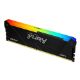 Εικόνα της Ram Kingston Fury Beast 8GB (1 x 8GB) DDR4-3600MHz CL17 RGB Black KF436C17BB2A/8