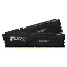 Εικόνα της Ram Kingston Fury Beast 32GB (2 x 16GB) DDR5-6000MHz CL36 Black KF560C36BBE2K2-32
