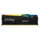Εικόνα της Ram Kingston Fury Beast 32GB (2 x 16GB) DDR5-5200MHz CL40 RGB Black KF552C40BBAK2-32