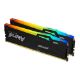 Εικόνα της Ram Kingston Fury Beast 32GB (2 x 16GB) DDR5-5200MHz CL40 RGB Black KF552C40BBAK2-32