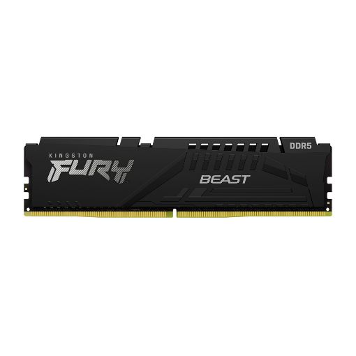 Εικόνα της Ram Kingston Fury Beast 8GB (1 x 8GB) DDR5-5200MHz CL40 Black KF552C40BB-8