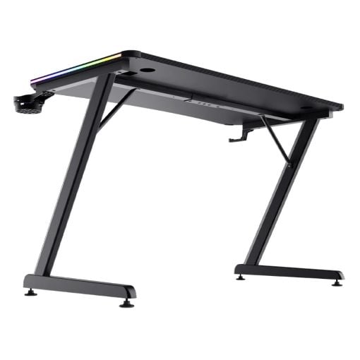 Εικόνα της Gaming Desk Trust GXT 709 Luminus RGB Black 25184