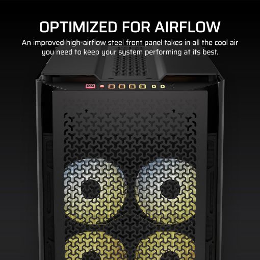 Εικόνα της Corsair 9000D RGB iCUE Airlfow Super-Tower Tempered Glass Black CC-9011273-WW
