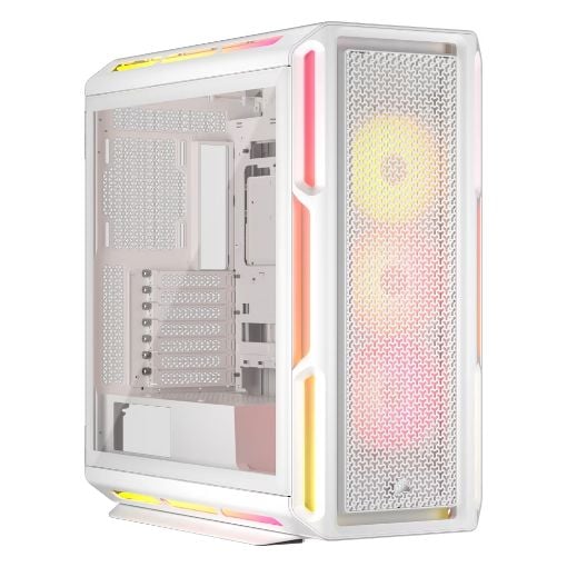 Εικόνα της Corsair 5000T LX RGB iCUE Tempered Glass White CC-9011299-WW
