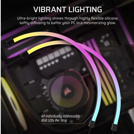 Εικόνα της Corsair Light Strips LS430 Aurora RGB 430mm CL-9011138-WW